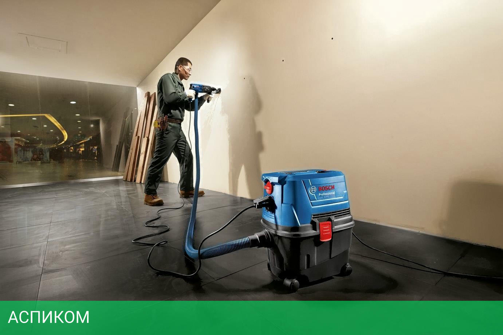 Пылесос Bosch GAS 15 PS синий (0.601.9E5.100)