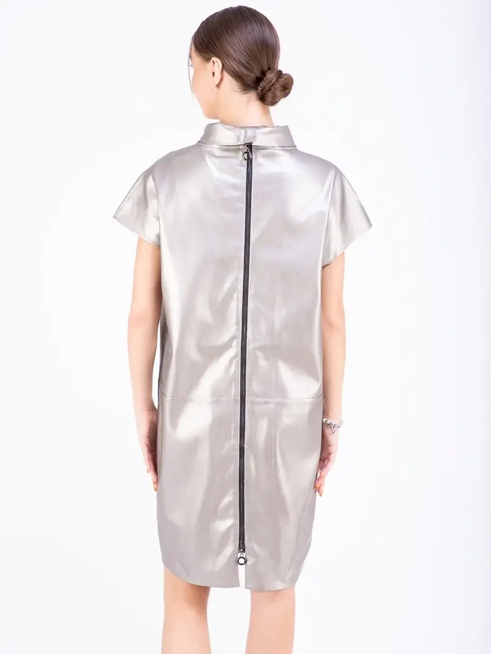 Платье женское кожаное, платье  экокожа