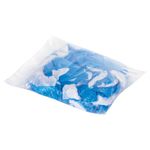 Бахилы КОМПЛЕКТ 50 штук (25 пар), ДВОЙНЫЕ (со стелькой), 40х14 см, 80 мкм,LAIMA, 104982