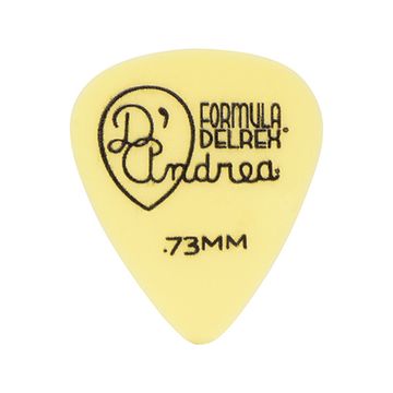 Медиаторы, 12шт, делрин, 0.73мм, стандартные, D'Andrea TPD351-073MD Formula Delrex