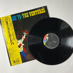 Винтажная виниловая пластинка LP The Ventures On Stage 71 (Japan 1971) (Obi) (Не Комплект, Только Вторая Пластинка)