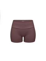 chocolate fold over shorts