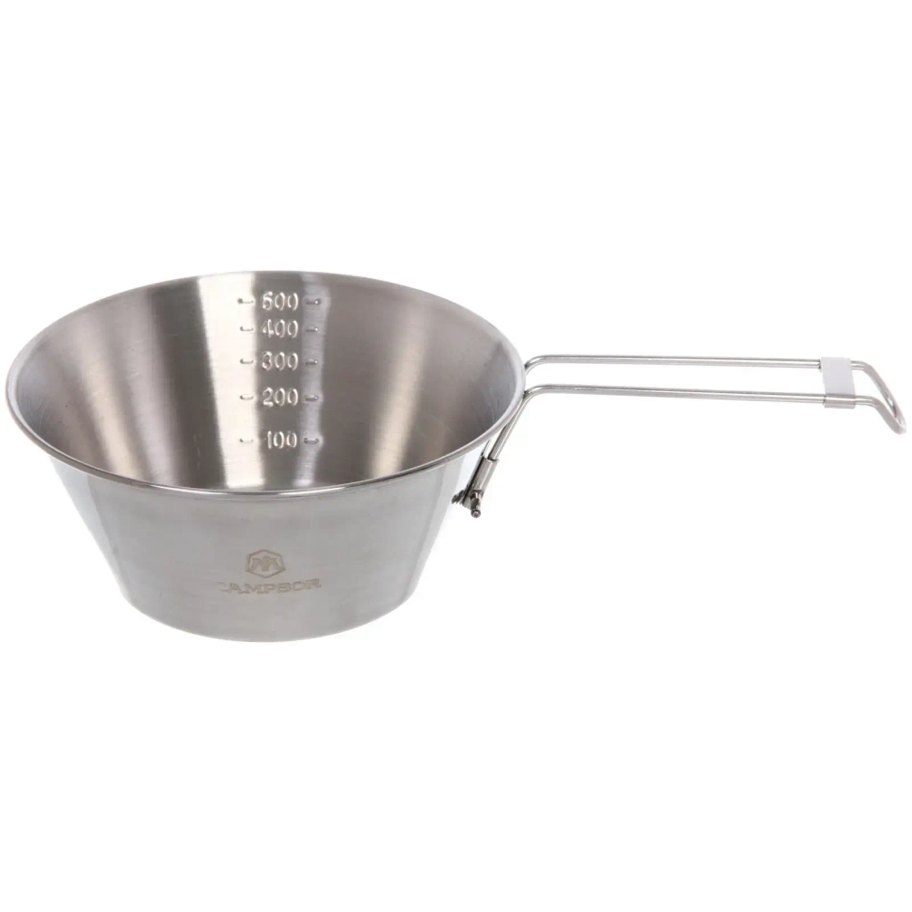 Ковш походный с ручкой 500мл 14*6см