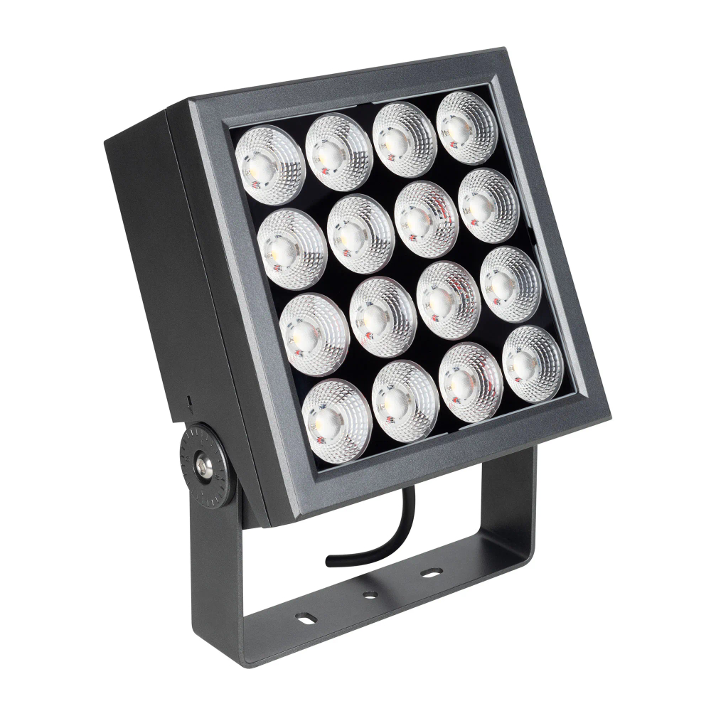 Светильник ALT-BLOCK-S220x220-50W Warm3000 (GR, 3 deg, 230V) (Arlight, IP66 Металл, 3 года) 054755