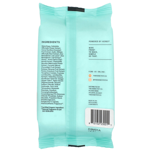 The Honey Pot Company, Пребиотические салфетки, 30 шт.