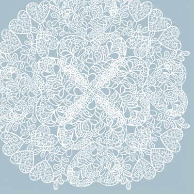 Белая мандала.