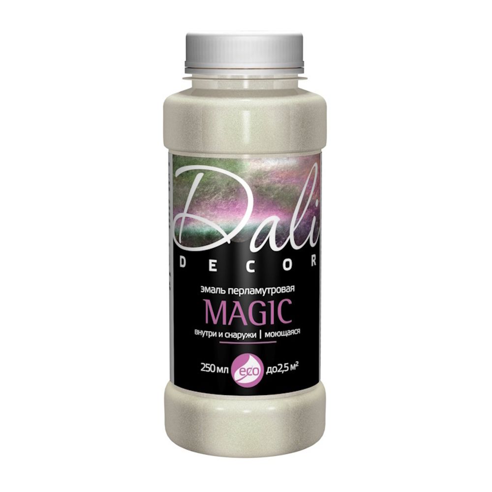 Эмаль акрил. DALI Decor Magic  перламутр. жемчуг 0,25л (Рогнеда) НЕМОРОЗОСТОЙКАЯ от + 5 С