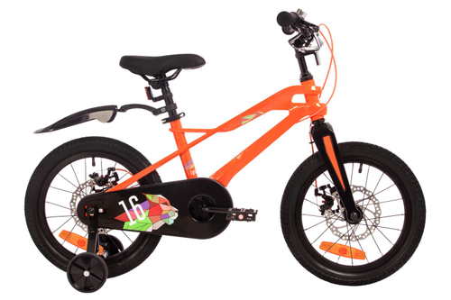 Велосипед 16" NOVATRACK LYNX Магниевая рама, оранжевый