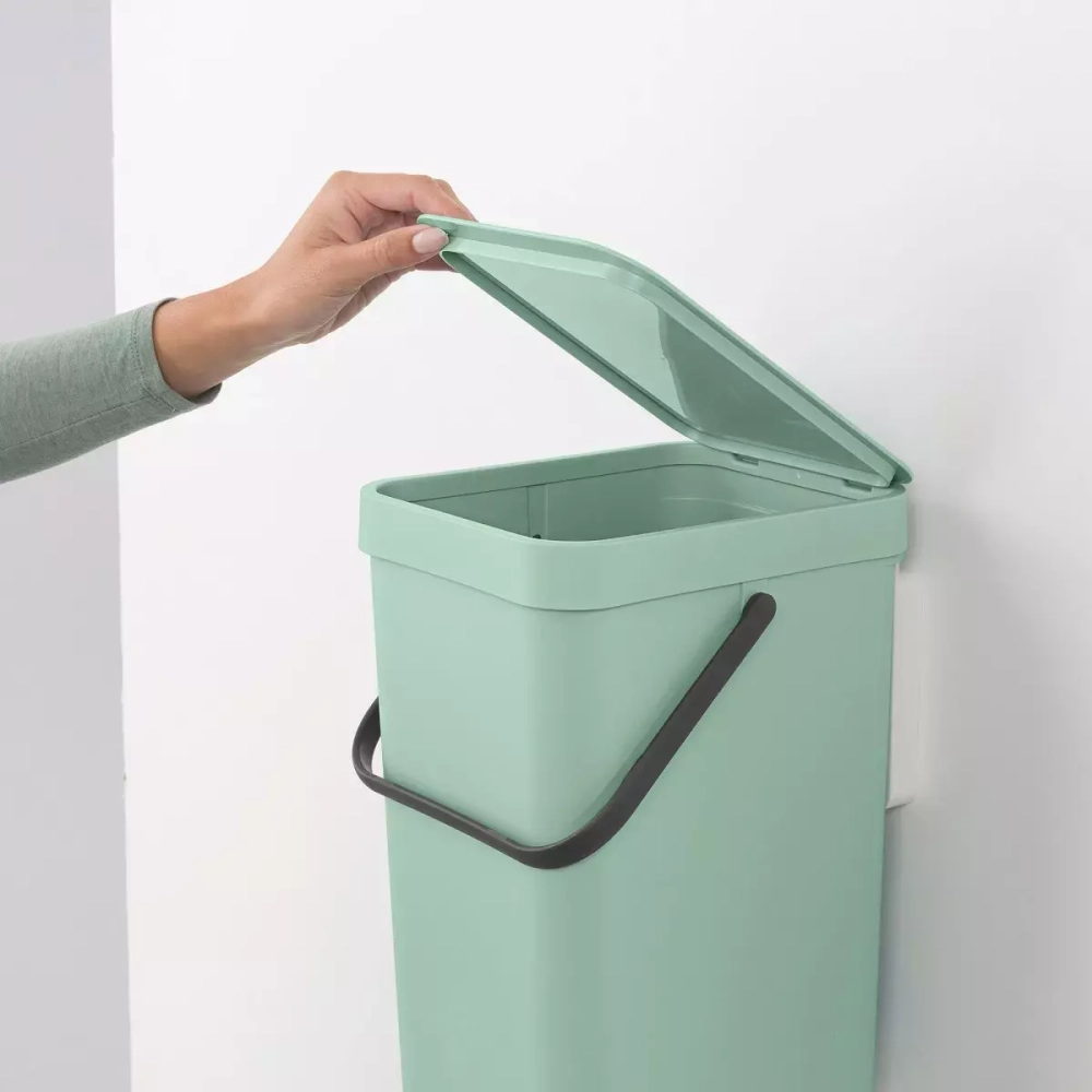 Brabantia - Контейнер для мусора Sort &amp; Go 12л для сортировки Jade Green / артикул   211829  / GTIN 8710755211829