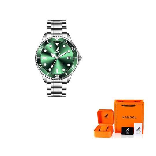 KANGOL Voyager Collection Men"s Watch Stainless Steel Quartz Movement Metal Strap Watch Men"s Watches