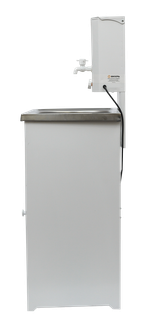 Умывальник дачный "Комфорт" ВИХРЬ с подогревом, нержавейка, белый