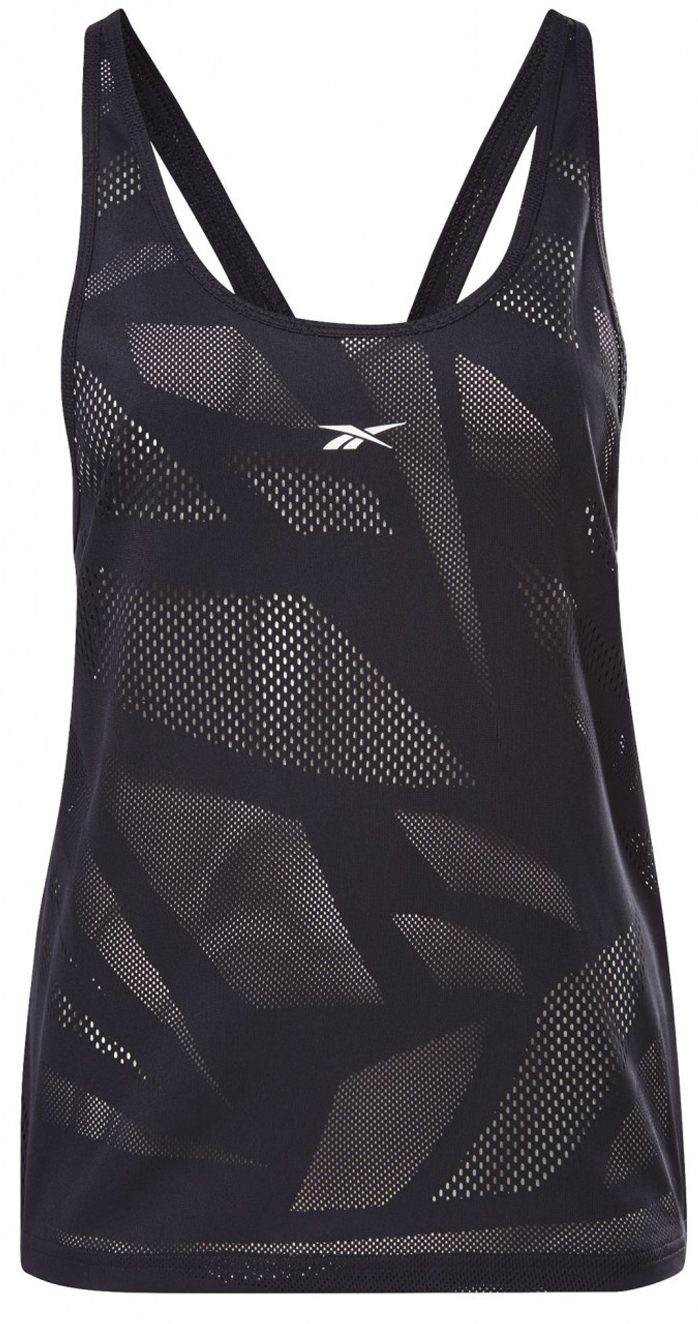 Женский топ теннисный Reebok Perforated Tank Top W - черный