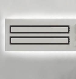 Дизайн-радиаторы Double Frame 100x20 (см)