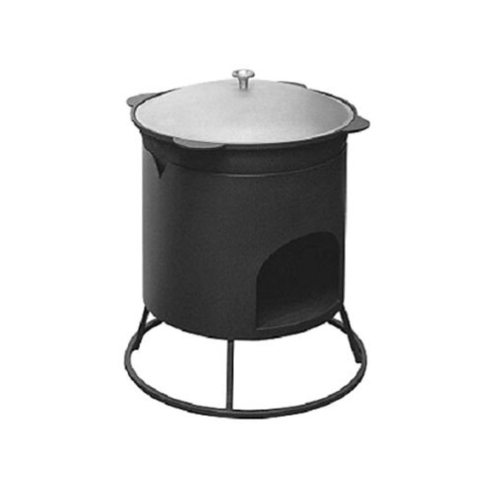 печь с дымоходом под казан 22 л. печь под казан "казанка-370". (под казан 16 л. диаметр печи под казан. печь под казан 410 мм.