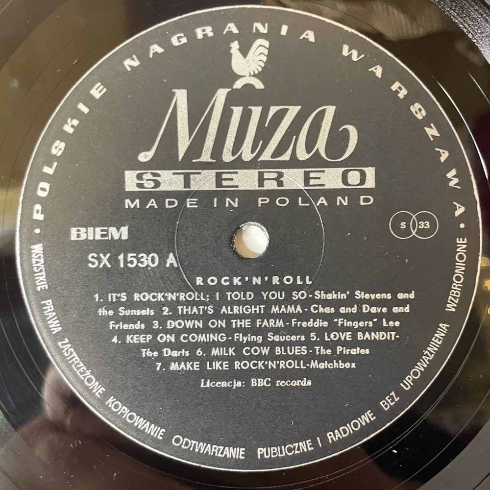 Винтажная виниловая пластинка LP Сборник Rock N Roll (Польша 1977) Sweet Love On My Mind
