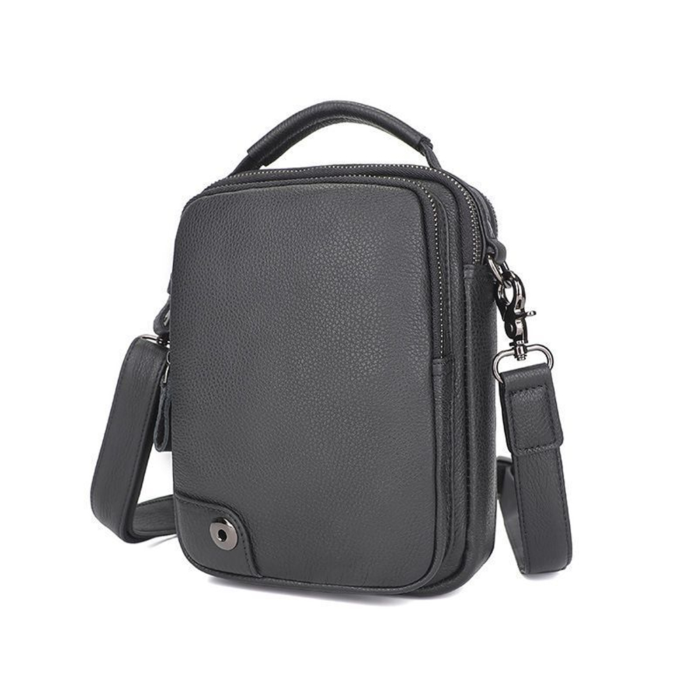 кожаная сумка на плечо