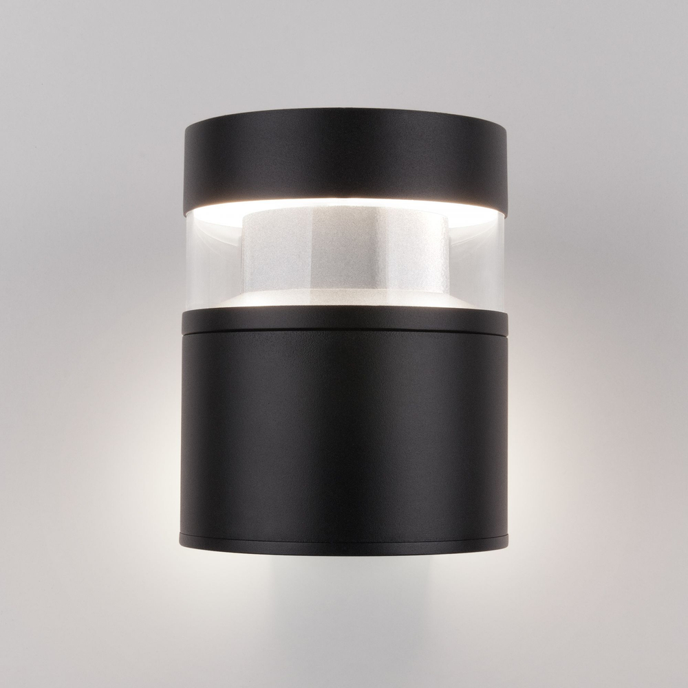 Уличный настенный светодиодный светильник IP65 1530 TECHNO LED  черный