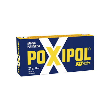 КЛЕЙ "POXIPOL" ЦВЕТ МЕТАЛЛА 14 МЛ (6/60/240) СИНЯЯ ЭТИКЕТКА