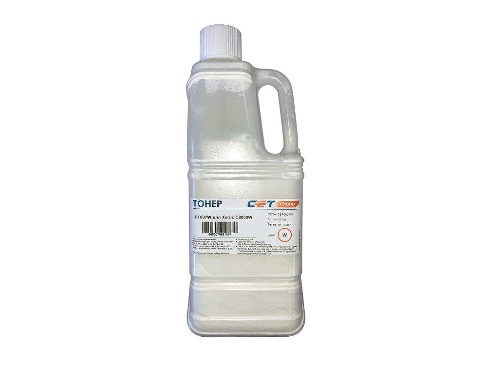 Тонер FT007W 106R04646 для XEROX VersaLink C8000W (Japan) White, 1кг/бут, OSP0007W