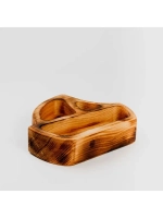 Менажница "Кораблик" из Сибирского кедра