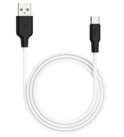 Кабель Hoco X21 Plus USB/Type-C 3.0A 200см (белый)