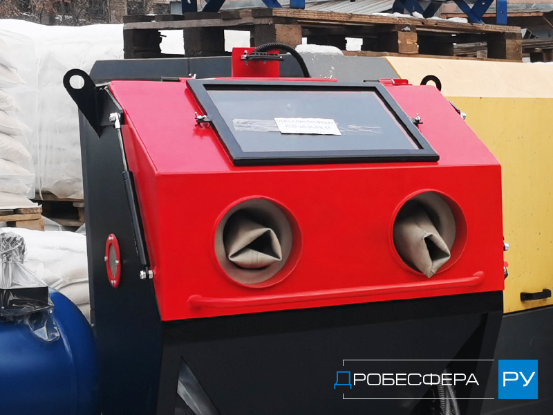 Пескоструйная камера PST КСО-80-И-М инжекторная с фронтальной загрузкой