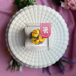 Шоколадный горшочек "Кремовый цветник"