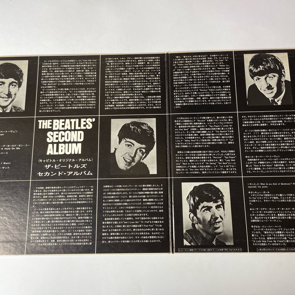 Винтажная виниловая пластинка LP The Beatles Second Album (Japan 1973) (No Obi) Please Mr.Postman