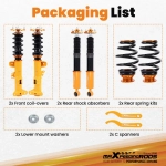 Maxpeedingrods Coilovers Lowering Kit для автомобиля: BMW 3 Series E36 1991-99 Shocks Struts