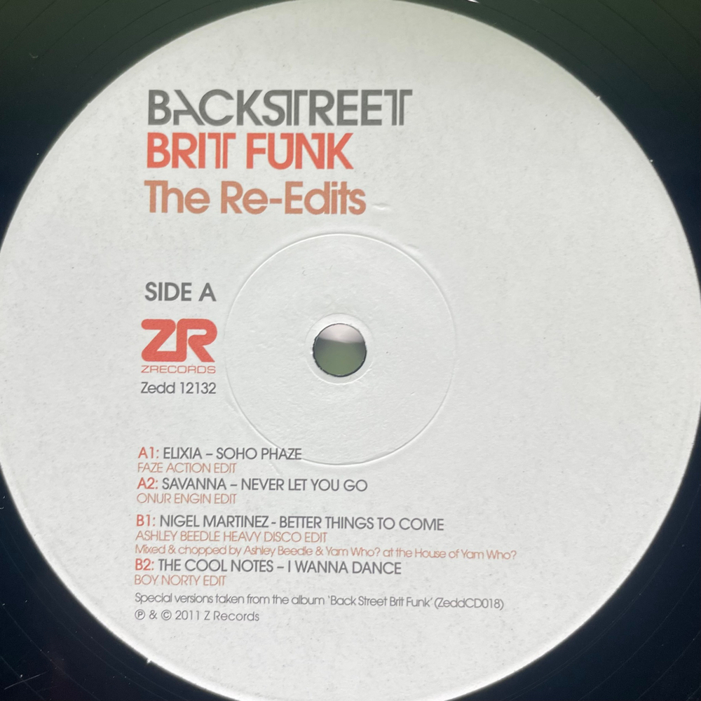 Сборник Backstreet Brit Funk - The Re-Edits (Англия 2011г.)