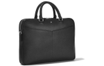 MONTBLANC Leather Portable Briefcase Regular Men"s Black