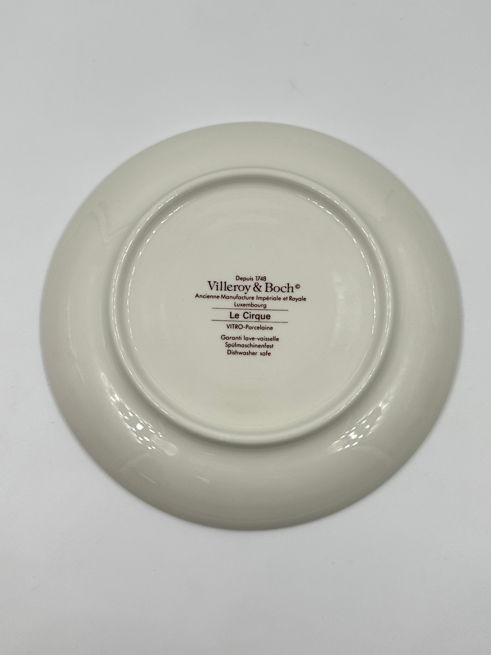 Блюдце Villeroy & Boch, Le Cirque (трещина)