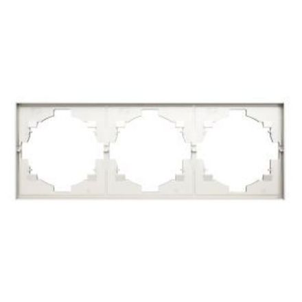 Рамка STRONG 3-постовая жемчуг KRANZ