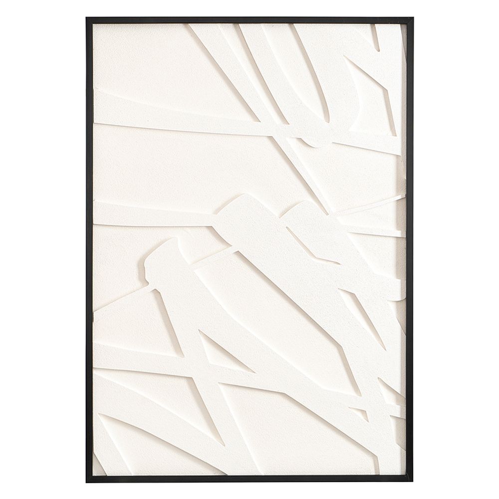 Панно декоративное с эффектом 3D Minimalism, с черной рамой, 70х100 см