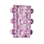 Рельефная силиконовая насадка на член (Цвет: разноцветный)