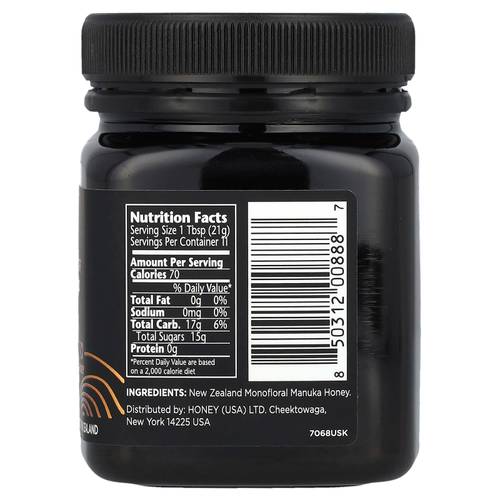 Manuka Doctor, новозеландский монофлорный мед манука, MGO 825+, 250 г (8,75 унции)
