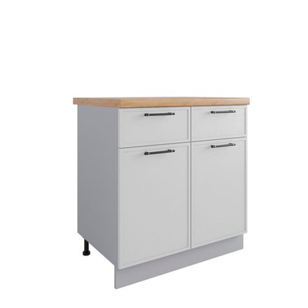 Кухня Модуль С2ЯШ 800 Марта Белый Скин