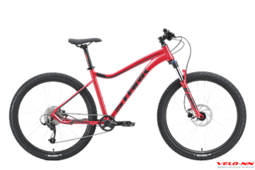 Велосипед 27,5" Stark'23 Tactic 27.4 HD красный металлик/никель