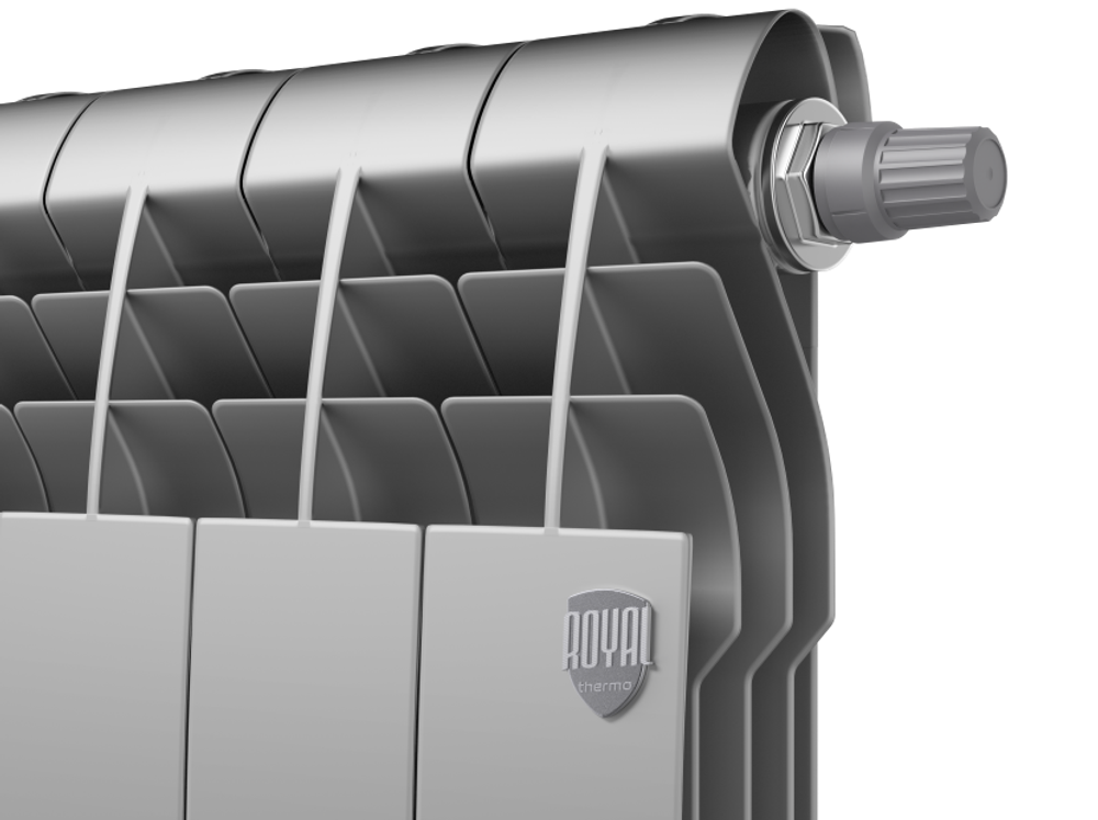 Радиатор Royal Thermo BiLiner 500 /Silver Satin VR - 6 секц.