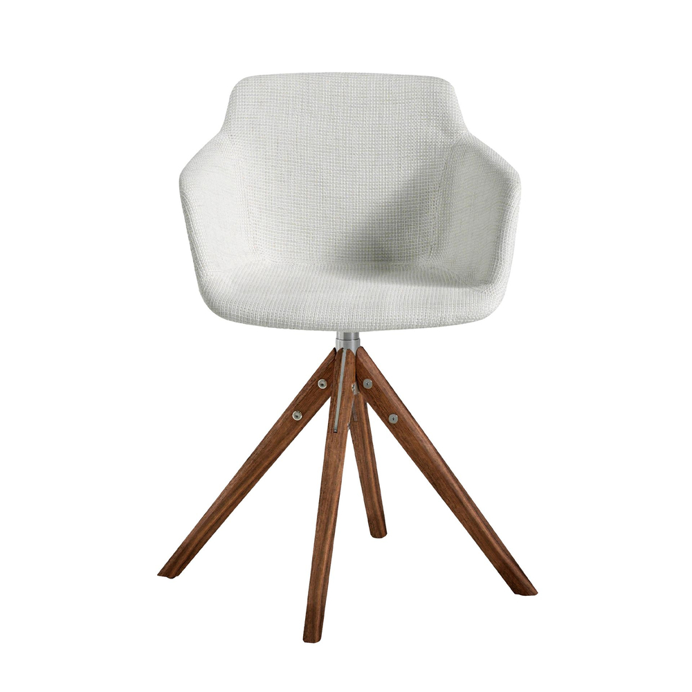 Поворотное офисное кресло Angel Cerda DC S084A /4059 орех