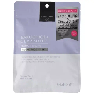 Make.iN Маска на основе бакучиола и церамидов на 10 дней - BAKUCHIOL + CERAMIDE 10Days FACE MASK, 10 шт