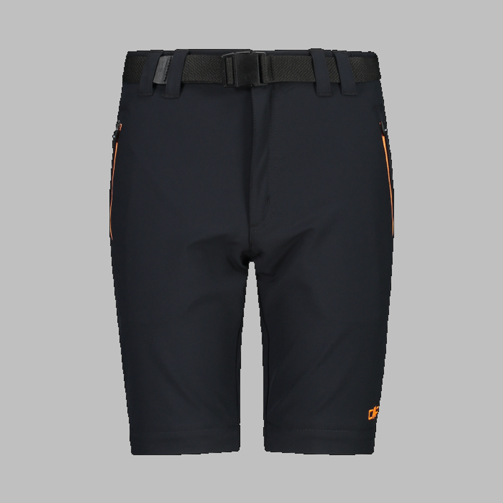Брюки детские CMP KID G ZIP OFF PANT, артикул 3T51644 , цвет ANTRACITE-FLASH ORANGE (09UE)