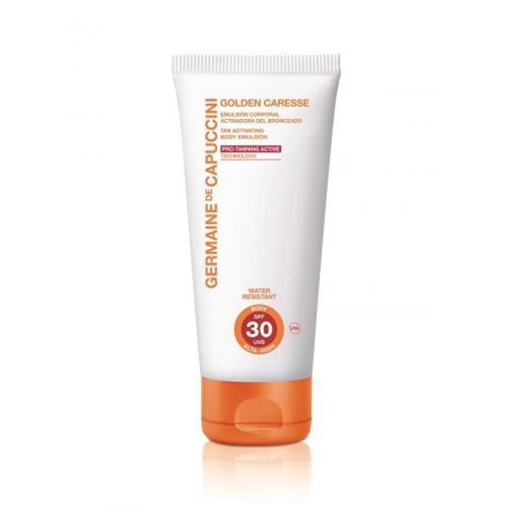 GERMAINE DE CAPUCCINI Golden Caresse Emul Corp Activad.Bronc SPF30