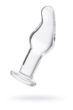 Анальная втулка Sexus Glass, стекло, прозрачная, 14,5 см, Ø 4 см