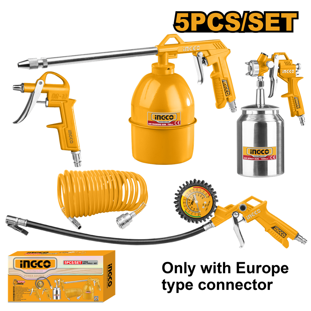 Набор пневмоинструментов INGCO AKT0051 5 шт.