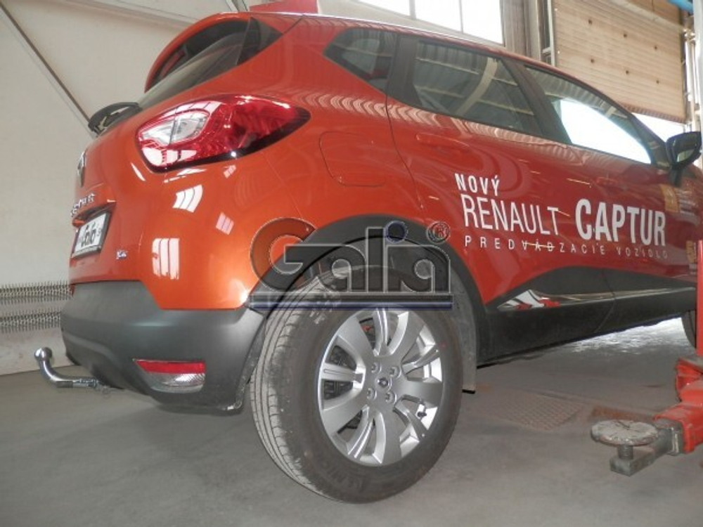 Фаркоп оцинкованный Galia R091A для Renault Captur 2013-(паспорт и сертификат в комплекте)(без электрики)