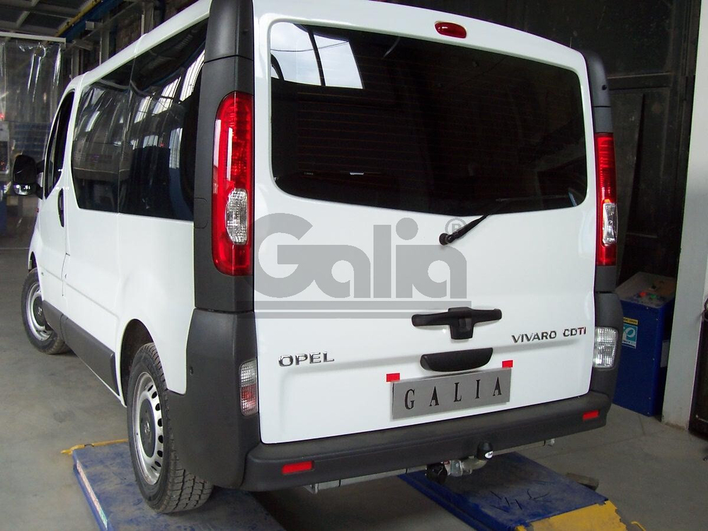 Оцинкованный фаркоп на Nissan Primastar 2002-2014, Opel Vivaro 2002-2014, Renault Trafic 2002-2014 (без электрики), Galia N048C