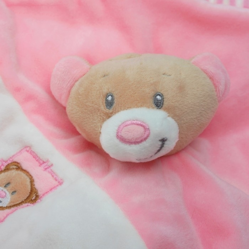 3285460 Игрушка для новорождённых «Медвежонок», розовый носик