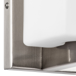 805610 Светильник настенный QUBICA 1х40W E14 13см НИКЕЛЬ/БЕЛЫЙ