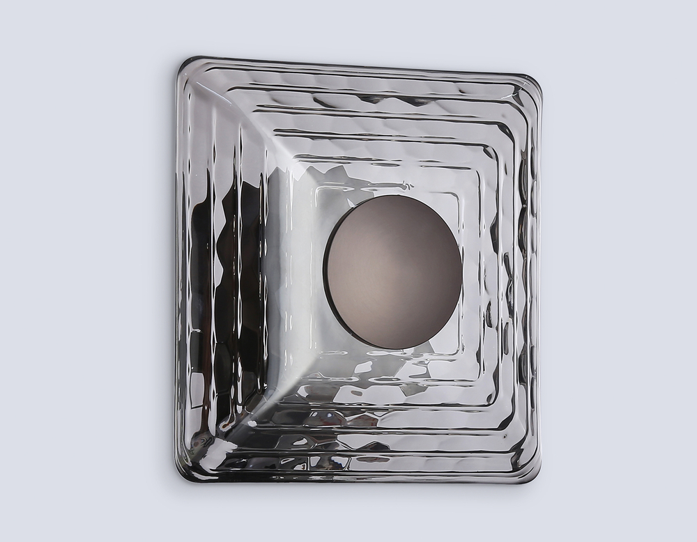 Светильник настенный LH31037 GR/SM серый/дымчатый 6W 3000K 150*150*85